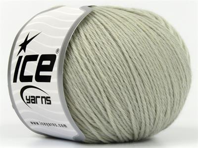 Lot of 4 Skeins Ice Yarns BABY ALPACA (55% Baby Alpaca 45% Superwash Extrafine Merino Wool) Yarn Light Grey