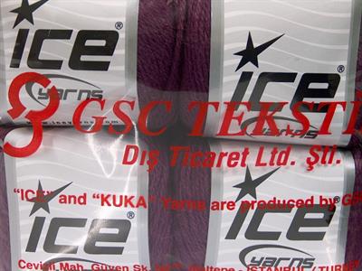 Lot of 4 Skeins Ice Yarns BABY ALPACA (55% Baby Alpaca 45% Superwash Extrafine Merino Wool) Yarn Maroon