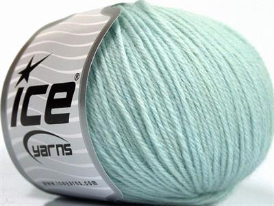 Lot of 4 Skeins Ice Yarns BABY ALPACA (45% Superwash Extrafine Merino Wool) Yarn Mint Green