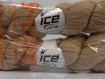 2x100gr. BABY ALPACA NATURAL COLORS Bebe Alpaka Koyu Krem Lüks, Alpaka, Merinos, Kışlık