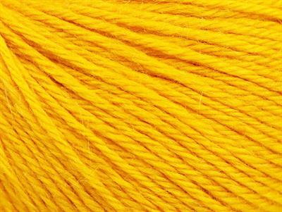 Lot of 4 Skeins Ice Yarns BABY ALPACA (45% Superwash Extrafine Merino Wool) Yarn Yellow