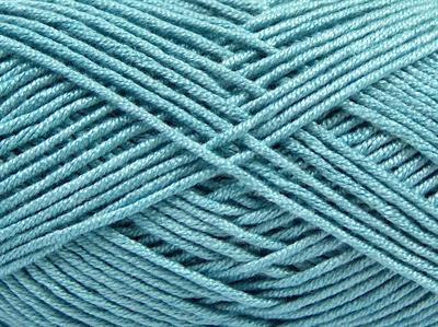 8x50gr. BABY BAMBOO Akrilik, Bambu Açık Mavi Bebe, Yazlık İplikler, Bambu
