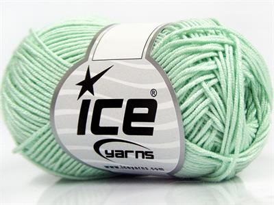 8x50gr. BABY BAMBOO Akrilik, Bambu Açık Mint Yeşili Bebe, Yazlık İplikler, Bambu