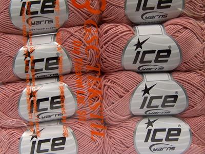 8x50gr. BABY BAMBOO Akrilik, Bambu Gül pembe Bebe, Yazlık İplikler, Bambu