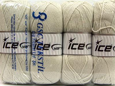 4x100gr. BABY BIO  Bej Kışlık, Bebe, 100% Akrilik , Anti-Bakteriyel