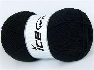 4x100gr. BABY BIO  Siyah Kışlık, Bebe, 100% Akrilik , Anti-Bakteriyel