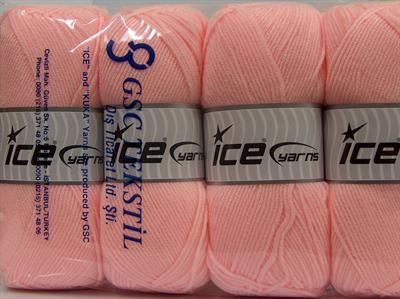 4x100gr. BABY BIO  Pembe Kışlık, Bebe, 100% Akrilik , Anti-Bakteriyel