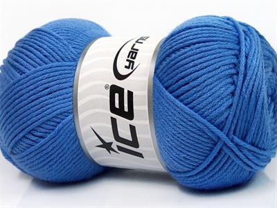 Lot of 3 x 100gr Skeins Ice Yarns BABY COMFORT Hand Knitting Yarn Blue
