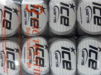 Lot of 8 Skeins Ice Yarns BABY COTTON (100% Giza Cotton) Yarn Grey