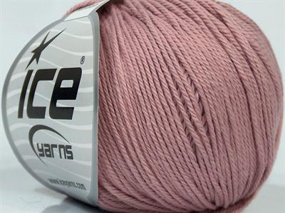 Lot of 8 Skeins Ice Yarns BABY COTTON (100% Giza Cotton) Yarn Powder Pink