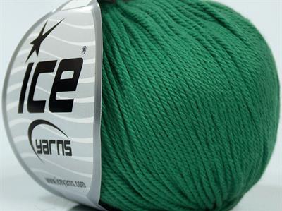 Lot of 8 Skeins Ice Yarns BABY COTTON (100% Giza Cotton) Yarn Green