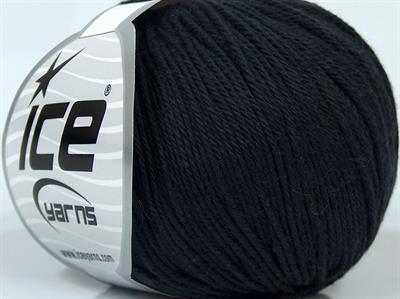 Lot of 8 Skeins Ice Yarns BABY COTTON (100% Giza Cotton) Yarn Black