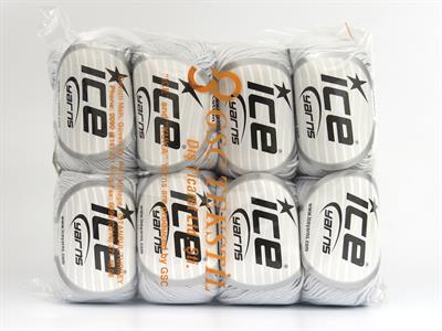 Lot of 8 Skeins Ice Yarns BABY COTTON (100% Giza Cotton) Yarn Light Grey