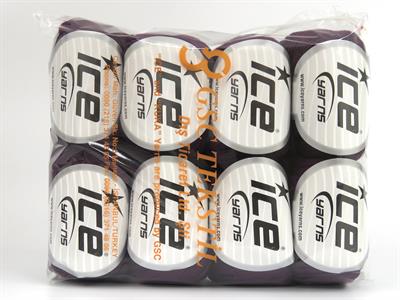 Lot of 8 Skeins Ice Yarns BABY COTTON (100% Giza Cotton) Yarn Maroon