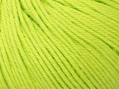 Lot of 8 Skeins Ice Yarns BABY COTTON (100% Giza Cotton) Yarn Neon Green