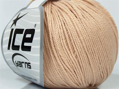 Lot of 8 Skeins Ice Yarns BABY COTTON (100% Giza Cotton) Yarn Light Beige