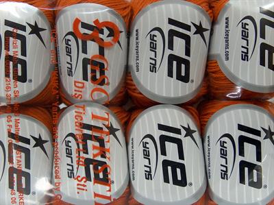 Lot of 8 Skeins Ice Yarns BABY COTTON (100% Giza Cotton) Yarn Gold