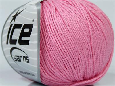 Lot of 8 Skeins Ice Yarns BABY COTTON (100% Giza Cotton) Yarn Light Pink