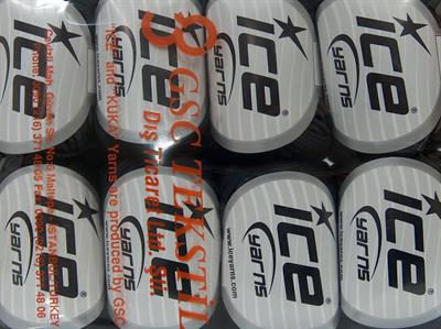 Lot of 8 Skeins Ice Yarns BABY COTTON (100% Giza Cotton) Yarn Black