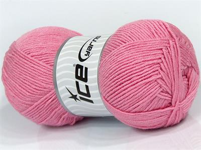 4x100gr. BABY DREAM  Bebe Pembesi Kışlık, Düz iplikler, Worsted, 100% Akrilik , Anti-Pilling