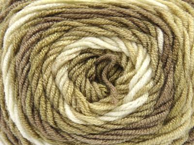 3x100gr. BABY DREAM BATIK  Krem Bebe, Batik Desenli, Worsted, 100% Akrilik , Akrilik