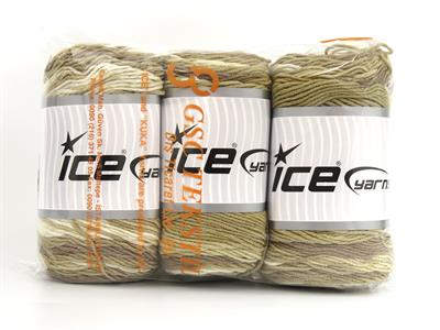 3x100gr. BABY DREAM BATIK  Krem Bebe, Batik Desenli, Worsted, 100% Akrilik , Akrilik