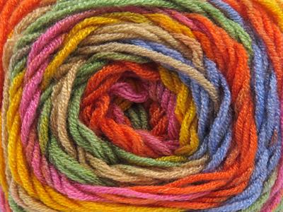 3x100gr. BABY DREAM BATIK  Gökkuşağı Bebe, Batik Desenli, Worsted, 100% Akrilik , Akrilik