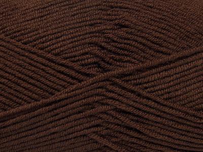 4x100gr. BABY DREAM  Kahverengi Kışlık, Düz iplikler, Worsted, 100% Akrilik , Anti-Pilling