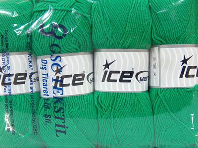 4x100gr. BABY DREAM  Koyu yeşil Kışlık, Düz iplikler, Worsted, 100% Akrilik , Anti-Pilling