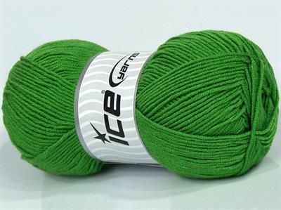 4x100gr. BABY DREAM  Yeşil Kışlık, Düz iplikler, Worsted, 100% Akrilik , Anti-Pilling