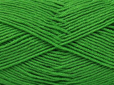 4x100gr. BABY DREAM  Yeşil Kışlık, Düz iplikler, Worsted, 100% Akrilik , Anti-Pilling