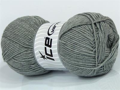 4x100gr. BABY DREAM  Gri Kışlık, Düz iplikler, Worsted, 100% Akrilik , Anti-Pilling