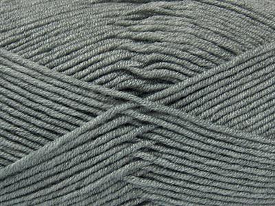 4x100gr. BABY DREAM  Gri Kışlık, Düz iplikler, Worsted, 100% Akrilik , Anti-Pilling