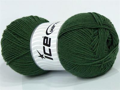 4x100gr. BABY DREAM  Haki Kışlık, Düz iplikler, Worsted, 100% Akrilik , Anti-Pilling
