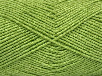 4x100gr. BABY DREAM  Açık Yeşil Kışlık, Düz iplikler, Worsted, 100% Akrilik , Anti-Pilling
