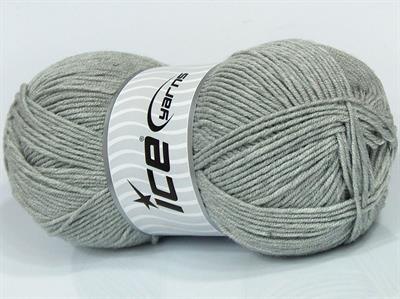 4x100gr. BABY DREAM  Açık Gri Kışlık, Düz iplikler, Worsted, 100% Akrilik , Anti-Pilling