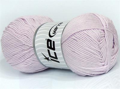 4x100gr. BABY DREAM  Açık Lila Kışlık, Düz iplikler, Worsted, 100% Akrilik , Anti-Pilling