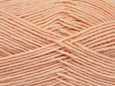 4x100gr. BABY DREAM  Açık Somon Kışlık, Düz iplikler, Worsted, 100% Akrilik , Anti-Pilling