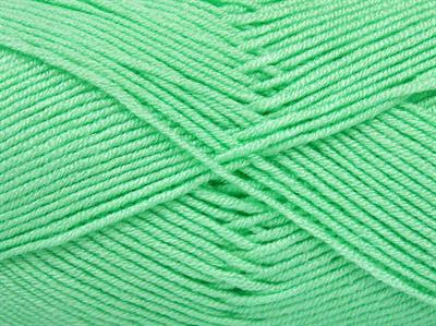 4x100gr. BABY DREAM  Nane Yeşil Kışlık, Düz iplikler, Worsted, 100% Akrilik , Anti-Pilling