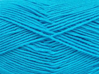 4x100gr. BABY DREAM  Turkuaz Kışlık, Düz iplikler, Worsted, 100% Akrilik , Anti-Pilling