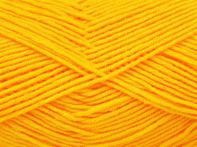 4x100gr. BABY DREAM  Sarı Kışlık, Düz iplikler, Worsted, 100% Akrilik , Anti-Pilling