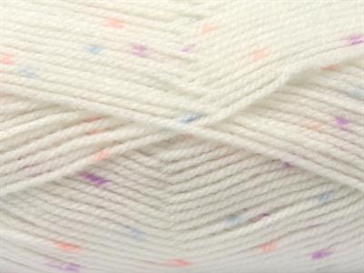 4x100gr. BABY LOLLIPOP Akrilik Mavi, Beyaz, Mor, Turuncu Kışlık, Bebe, Batik Desenli, 100% Akrilik