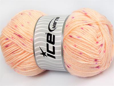 Lot of 4 x 100gr Skeins Ice Yarns BABY LOLLIPOP Yarn Light Salmon Pink Shades