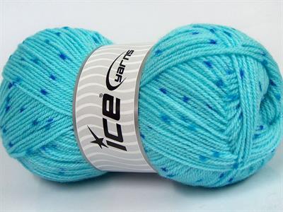 Lot of 4 x 100gr Skeins Ice Yarns BABY LOLLIPOP Yarn Light Turquoise
