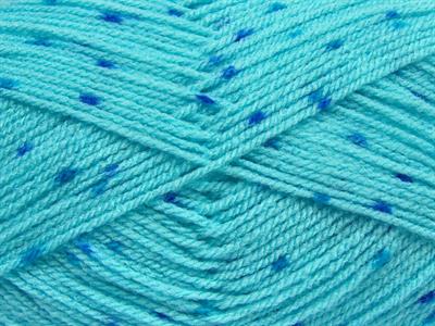 Lot of 4 x 100gr Skeins Ice Yarns BABY LOLLIPOP Yarn Light Turquoise