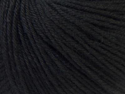 Lot of 6 Skeins Ice Yarns BABY MERINO (40% Merino Wool) Yarn Black