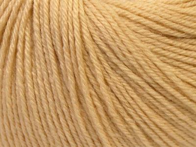 Lot of 6 Skeins Ice Yarns BABY MERINO (40% Merino Wool) Yarn Cream