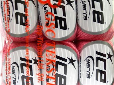 6x50gr. BABY MERINO DK Akrilik, Merino Yün Pembe Merinos, Kışlık, Bebe, Yün