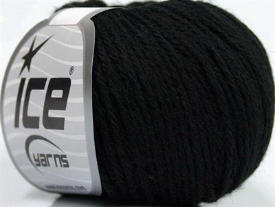 6x50gr. BABY MERINO DK Akrilik, Merino Yün Siyah Merinos, Kışlık, Bebe, Yün
