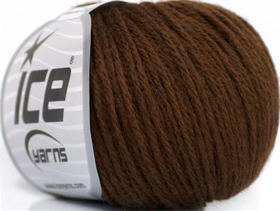 6x50gr. BABY MERINO DK Akrilik, Merino Yün Kahverengi Merinos, Kışlık, Bebe, Yün